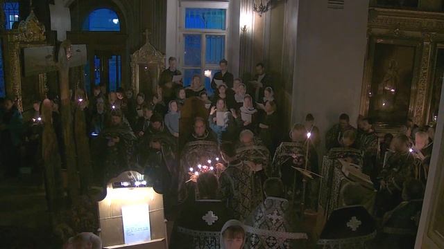 29.04.2021 Утреня Великой Пятницы с чтением 12-ти Евангелий Святых Страстей смотреть онлайн