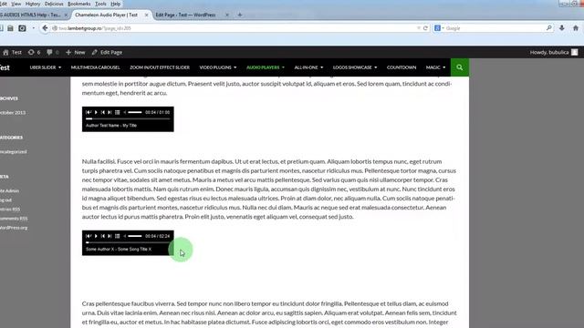 HTML5 Audio Player WordPress plugin - Step 6: How To Use The Shortcode Optional Parameters смотреть онлайн