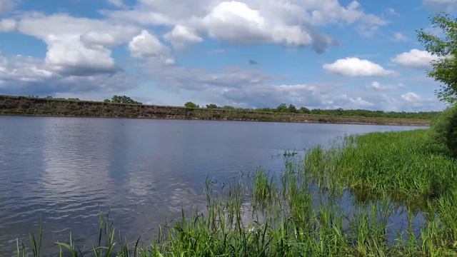 09.ДС.24.60. Дон. Сплав. 4 день. 37 км. Стоянка. Около с.Костёнки. Панорама. Вид с берега. смотреть онлайн