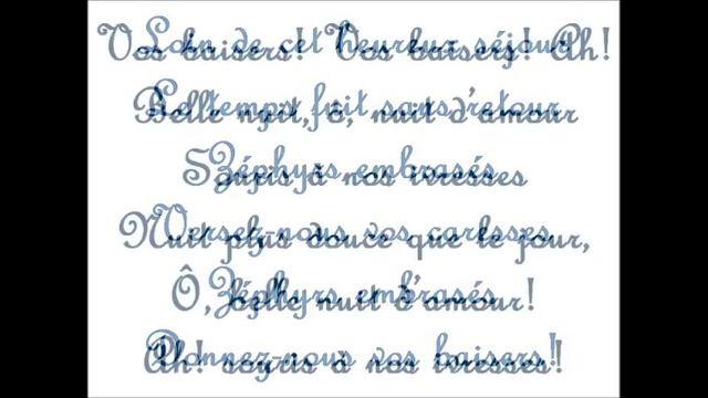 Placido Domingo Barcarolle Les Contes d'Hoffmann (paroles) смотреть онлайн