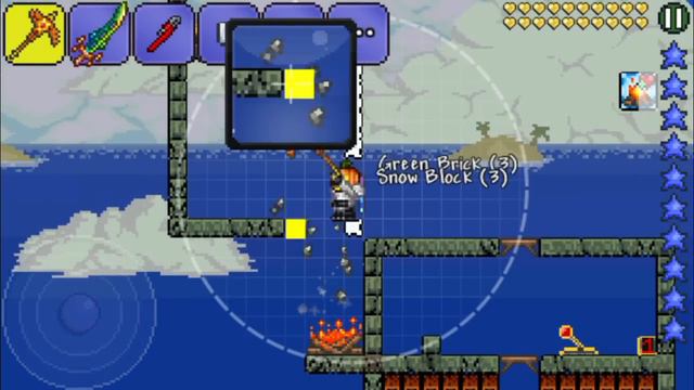 Let's Play Terraria (1.2) IoS/Android - Vapmire Knives! - 124 смотреть онлайн