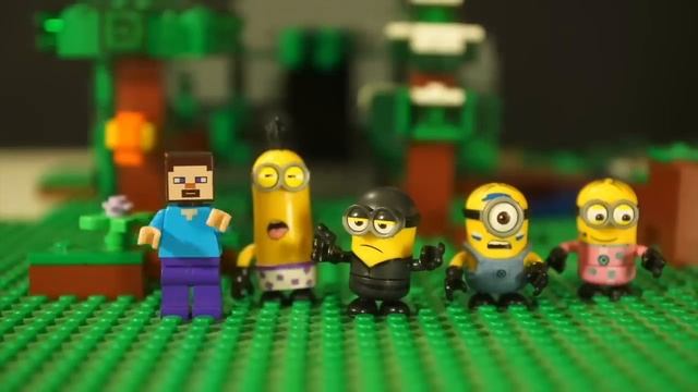 НОВЫЙ ГОД и Лего НУБик Майнкрафт Мультики - LEGO Minecraft Анимация и Мультфильмы
