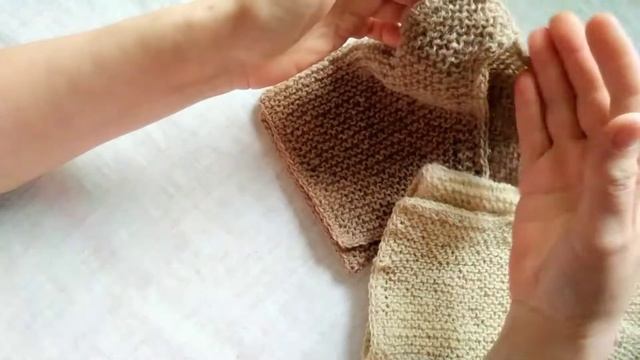 MaTusy. About knitting. Простая жилетка платочной гладью для недоношенного. Попетельное описание. смотреть онлайн
