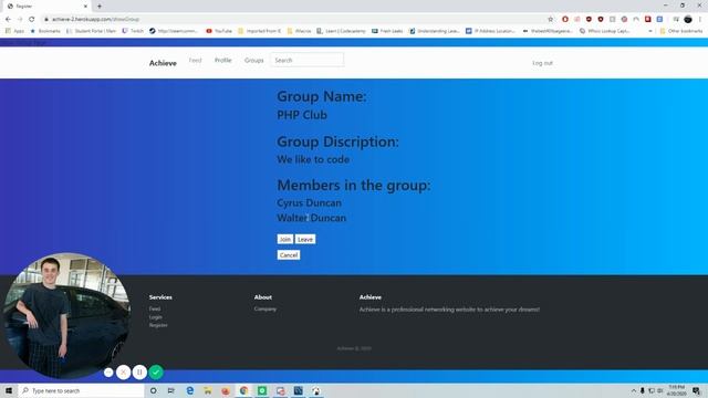 CST-256 PHP III: Social Networking Application 7 смотреть онлайн
