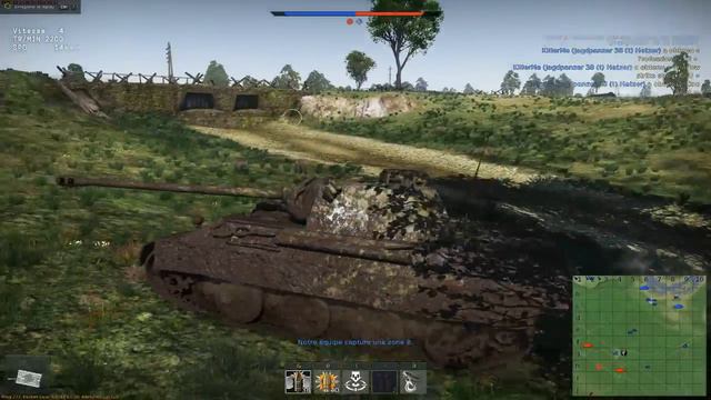 [FR] War Thunder: Ground Forces - Mode Réaliste - Panzerkampfwagen V Ausf. D Panther смотреть онлайн