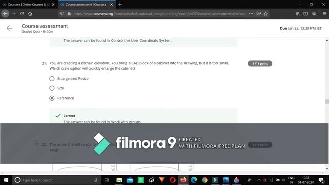 Coursera AutoCAD Week 2 Pre-Assessment solution смотреть онлайн