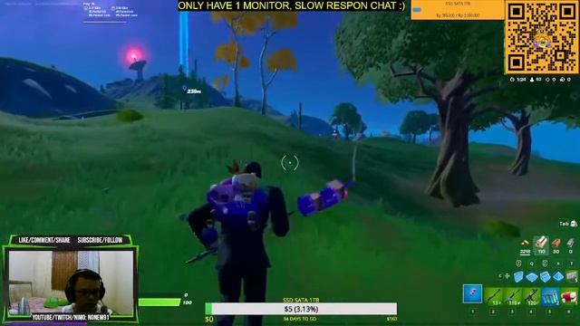 ?Fortnite. Potato AIM/BUILD;V only have 1 monitor, slow respon chat:) смотреть онлайн