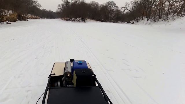 Мотособака, мотобуксировщик Snowdog Yamaha катаем отдыхаем!