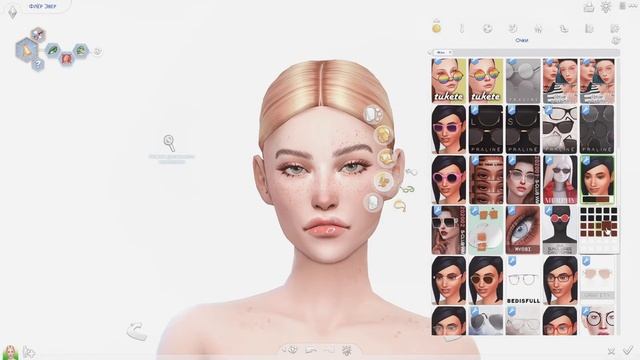создание персонажа - флёр эвер - sims 4 cas смотреть онлайн