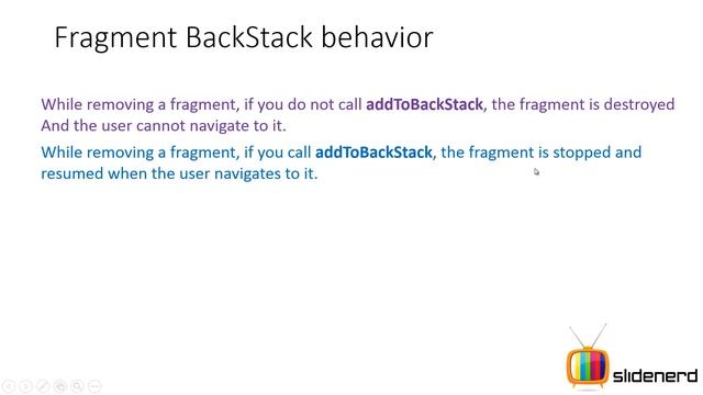 128 Android FragmentManager and Backstack Part 1 | смотреть онлайн