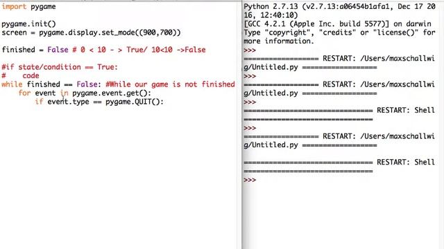 How to Check for a Quit Event Using Pygame смотреть онлайн