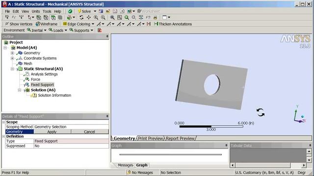 ANSYS Workbench Structural Tutorial 1 смотреть онлайн