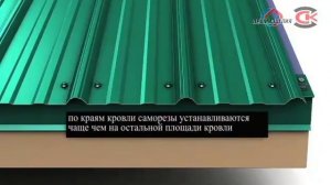 Установка профнастила на кровлю. Монтаж кровли