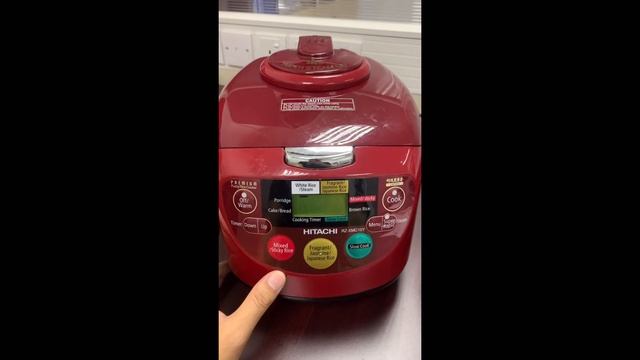 Hitachi RZ-XMC10Y Rice Cooker (Microcomputer) смотреть онлайн