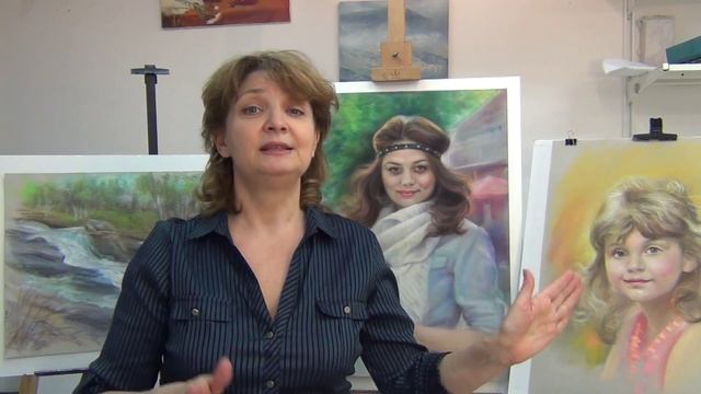 Пастель. Портрет. Шарж. Пейзаж. Картина. смотреть онлайн