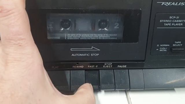 Realistic SCP-31 Stereo Cassette Tape Player смотреть онлайн