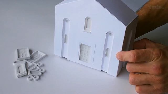 Макет ХРАМА из бумаги смотреть онлайн