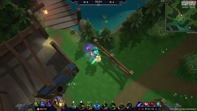 Sneakiest Ashka | Croak Solo's | Battlerite Royale Gameplay смотреть онлайн