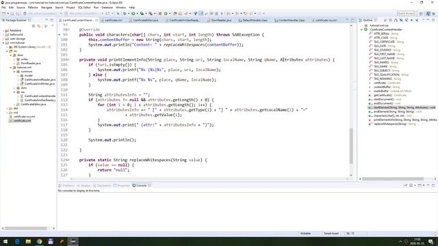 [Java #99] XML SAX beolvasás смотреть онлайн