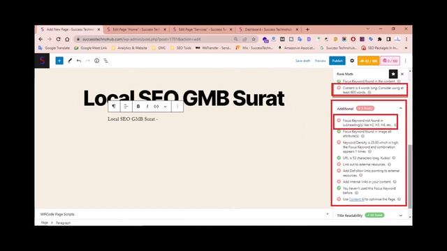 On-Page #SEO #Wordpress | Set-up Page With Best Score [Gujarati]