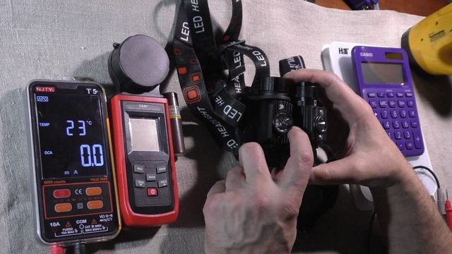 BORUIT HP300 - налобный фонарь на 18650 АКБ.