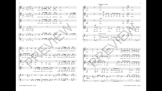 Cups (Campfire Version) From Pitch Perfect 2 (SSAA Choir) - Arranged by Deke Sharon смотреть онлайн