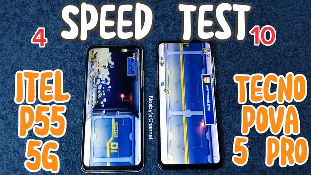 ITEL P55 5G vs. TECNO POVA 5 PRO | SPEED TEST смотреть онлайн
