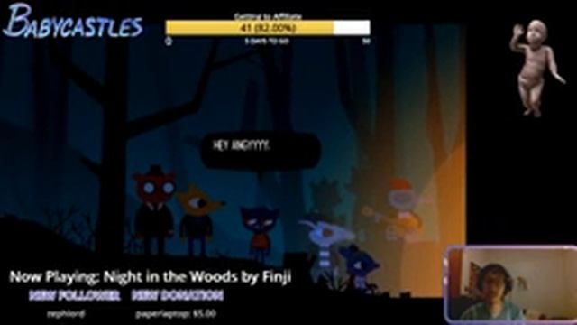 Let's Play Night in the Woods Day 1 Pt. 2 - Hosted by Babycastles смотреть онлайн