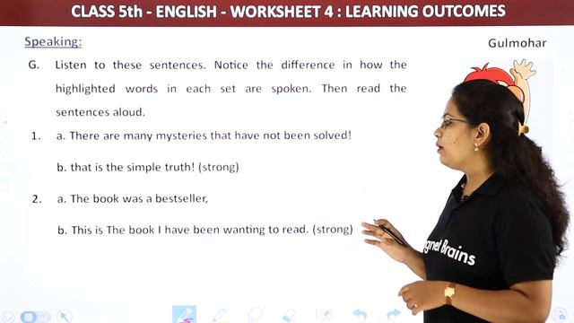 Class 5 English Grammar | Worksheet 4: Learning Outcomes | Gulmohar Grammar & Language Skills Book смотреть онлайн