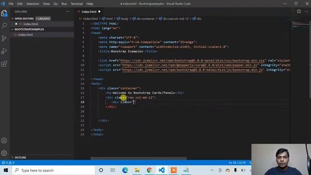 Bootstrap Tutorials | Bootstrap 5 Cards | Bootstrap 5 Panels | Ayub Tutorials | Session 5 смотреть онлайн