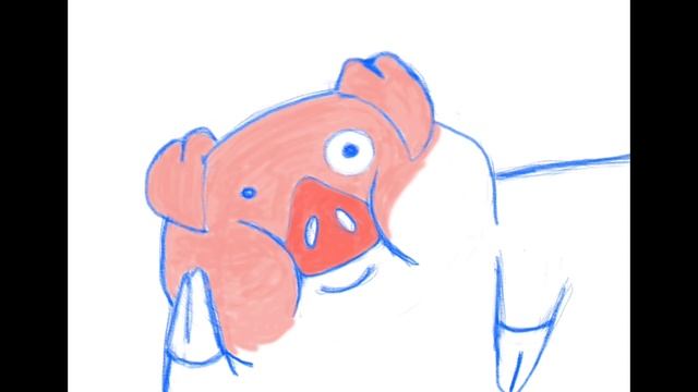 Bite size learn to draw #14 Waddles pig смотреть онлайн