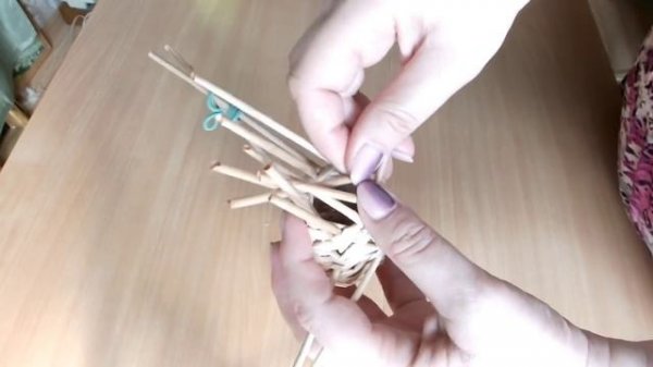 Плетение из газет птичка weaving newspapers Tutorial cestaria com jornal