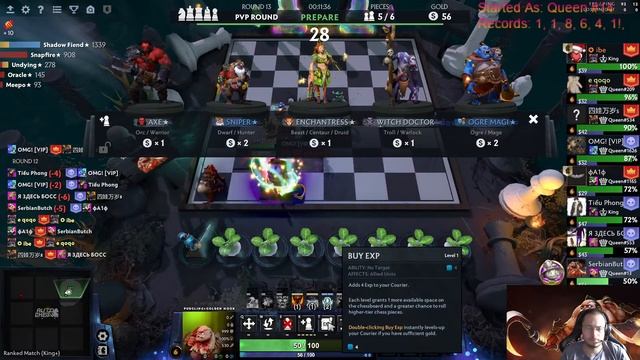 King+ Games! Trying to Get in Top 10! 23.4.2023 Dota Auto Chess смотреть онлайн