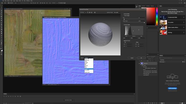 Create Normal Maps With Photoshop