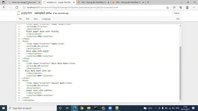 Pengolahan data XML dengan Python смотреть онлайн