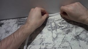 Как вставить вставку в натяжные потолки? Самодельное приспособление