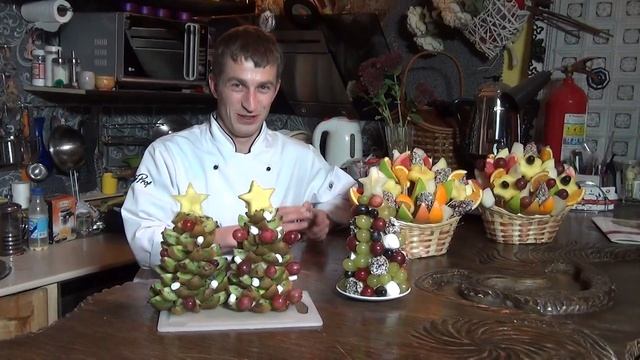 Как сделать фруктовый букет. Курсы смотреть онлайн