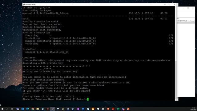 How to Generate a CSR on CentOS 8 смотреть онлайн