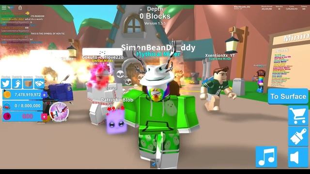 NEW MYTHIC SKINS!! RAINBOW SKIN!! *INSANE!* | Roblox: Mining Simulator смотреть онлайн