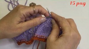 ВЯЖЕМ АЖУРНЫЙ ПУЛОВЕР ОВЕРСАЙЗ LEAVES С V-ОБРАЗНЫМ ВЫРЕЗОМ ГОРЛОВИНЫ/ПОДРОБНЫЙ МК/1 часть