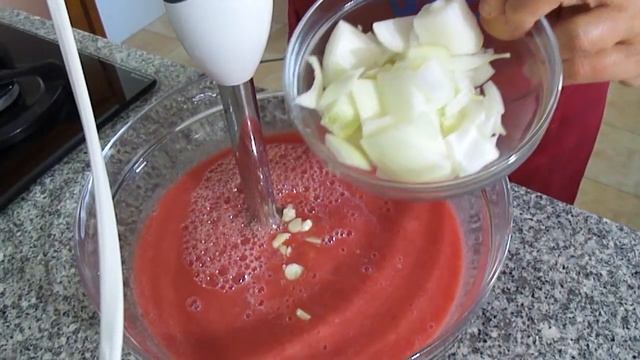 GASPACHO sopa fria ao estilo português receita fácil e deliciosa смотреть онлайн