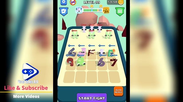 Alphabet Lore A-J + Number Lore 1-10 (Unlock) Merge Alphabet: Monster Fusion Part 12