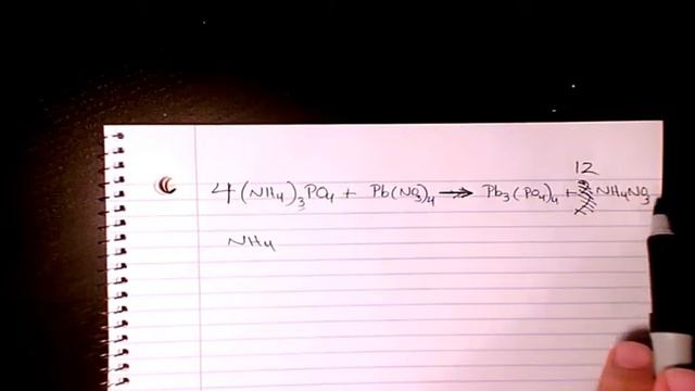 Balancing Chemical Reaction Between Ammonium Phosphate and Lead Nitrate смотреть онлайн