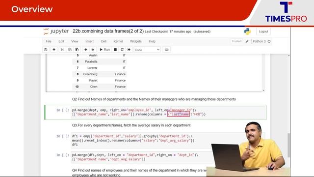 Combining Dataframes in Python: Part 2 | Free Courses | TimesPro смотреть онлайн