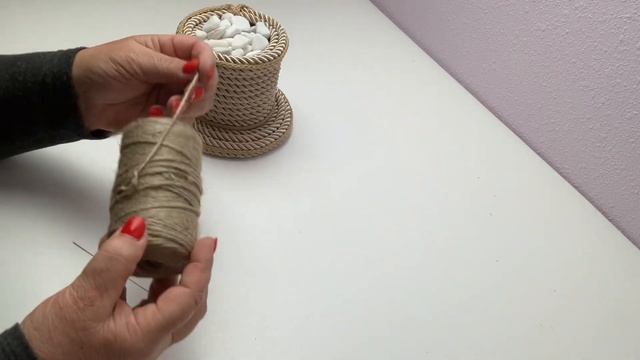 Супер идея для оригинального подарка из джута своими руками/ DIYJute gift смотреть онлайн