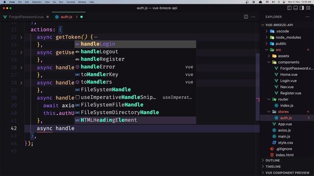 12 Forgot Password | Vue Authentication with Laravel смотреть онлайн