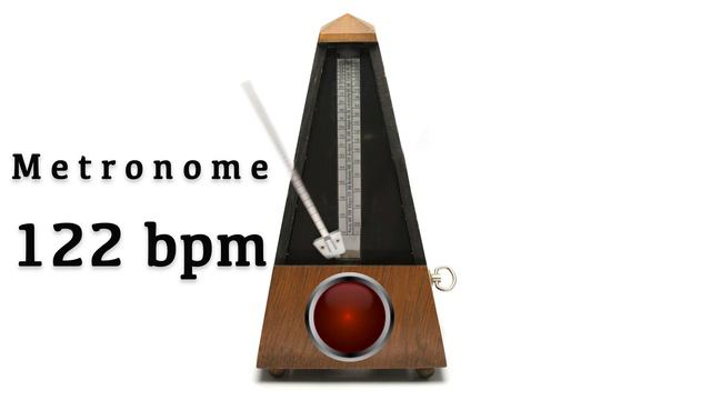 Metronome 122 bpm 🎼 смотреть онлайн