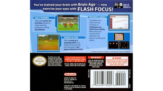 Flash Focus Vision Training in Minutes a Day DS смотреть онлайн