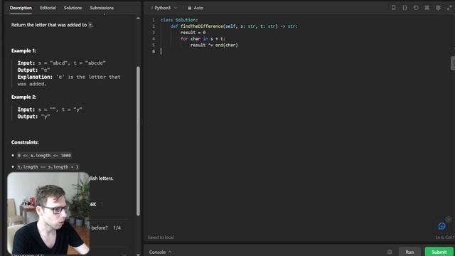 Unlock the Power of XOR! | Solve LeetCode 389. Find the Difference with Bitwise Magic! смотреть онлайн