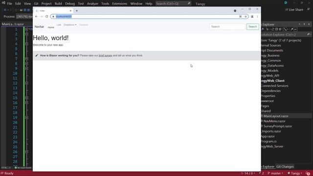 3 Blazor WebAssembly, панель навигации из Bootstrap 5 в Blazor смотреть онлайн